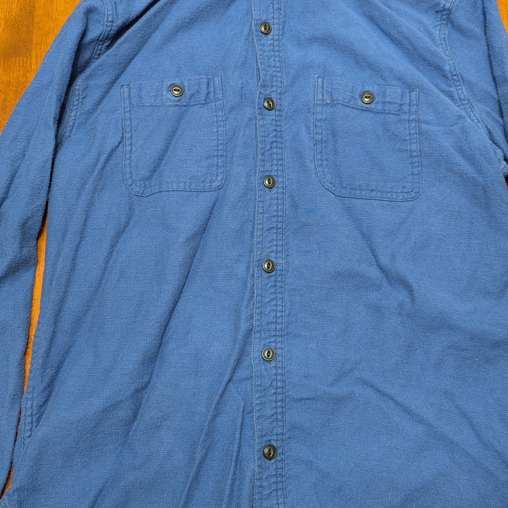 Blue Button-Up Shirt